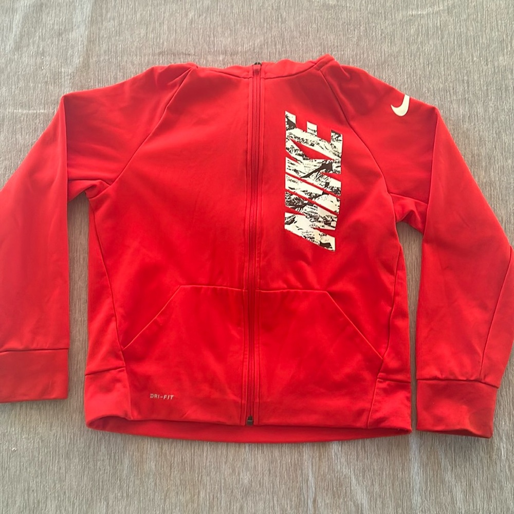 Red Nike boys hoodie